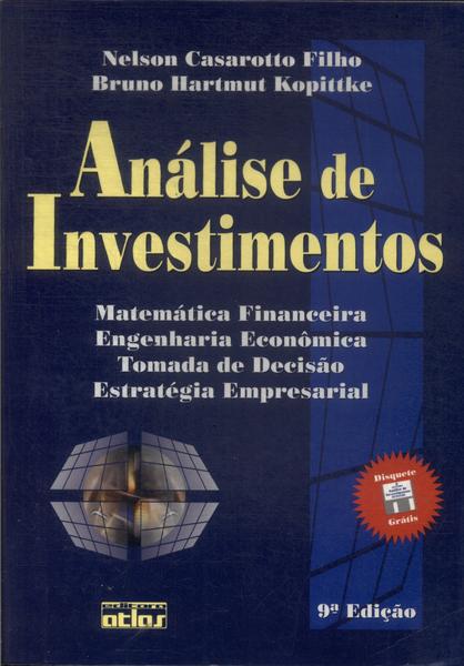 Análise De Investimentos (contém Disquete)