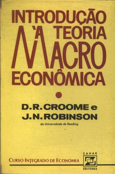 Introdução À Teoria Macroeconômica