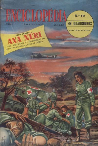 Enciclopédia Em Quadrinhos Nº 10 (Janeiro 1957)