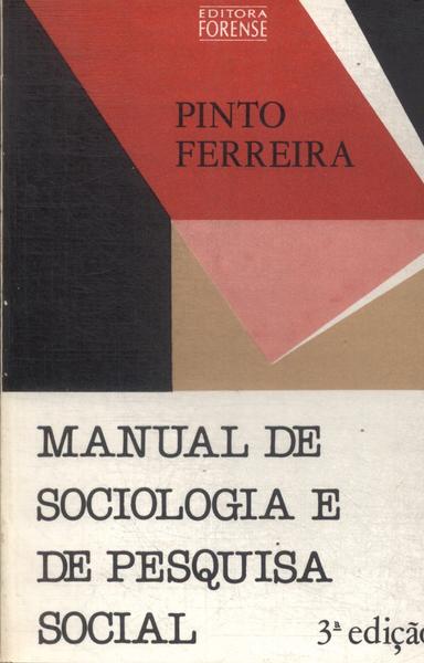 Manual De Sociologia E De Pesquisa Social