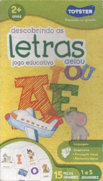 Descobrindo As Letras Aeiou (Caixa Com Quebra Cabeças)