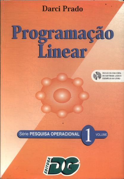 Programação Linear (inclui Cd)