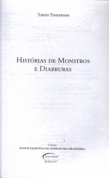 Histórias De Monstros E Diabruras