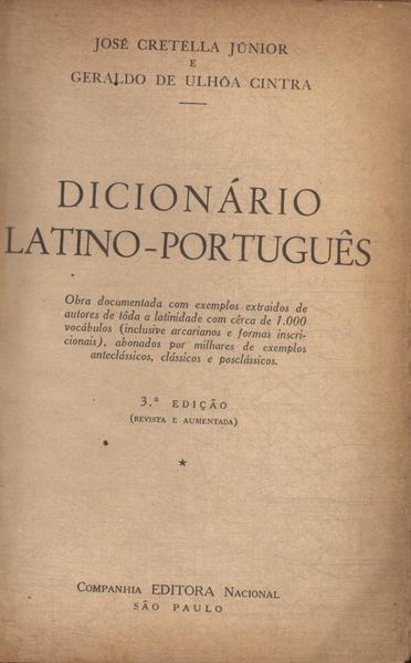 Dicionário Latino-português (1953)