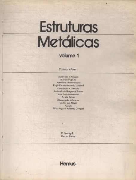 Estruturas Metálicas Vol 1 (1978)