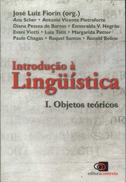 Introdução À Linguística Vol 1 (2008)