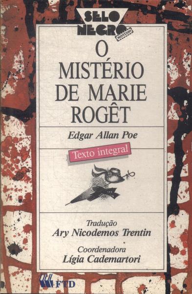 O Mistério De Marie Rogêt