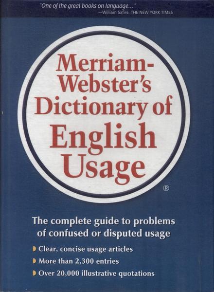 Merriam-Webster'S Dictionary Of English Usage (2014)