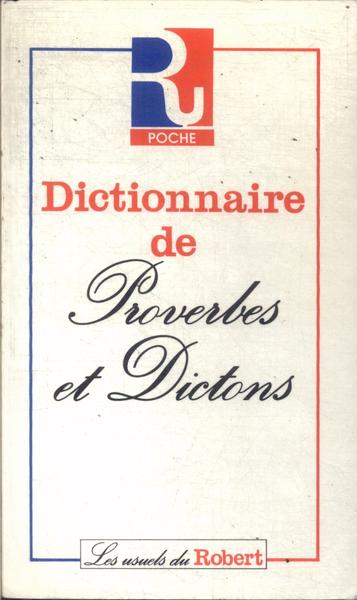 Dictionnaire De Proverbes Et Dictons (1989)