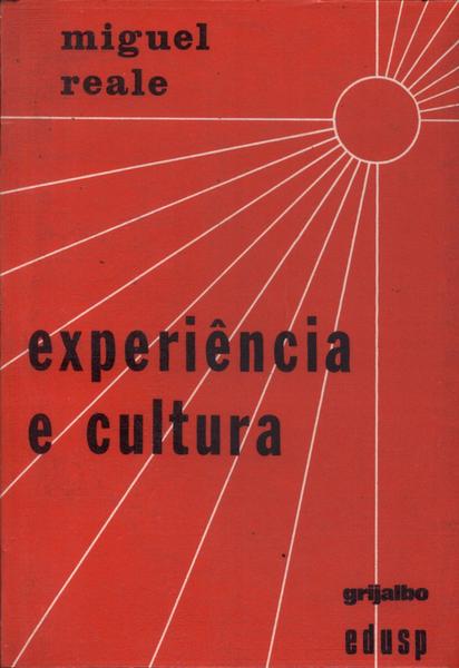 Experiência E Cultura