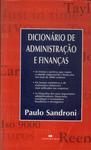 Dicionário De Administração E Finanças (1996)