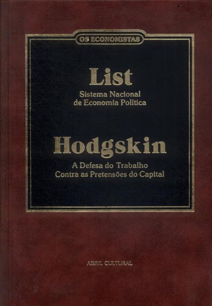 Os Economistas: List - Hodgskin