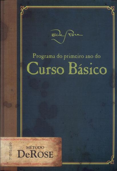 Programa Do Primeiro Ano Do Curso Básico