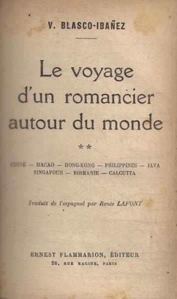 Le Voyage D'Un Romancier Autour Du Monde Vol 2