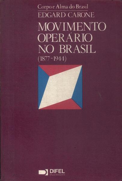 Movimento Operário No Brasil