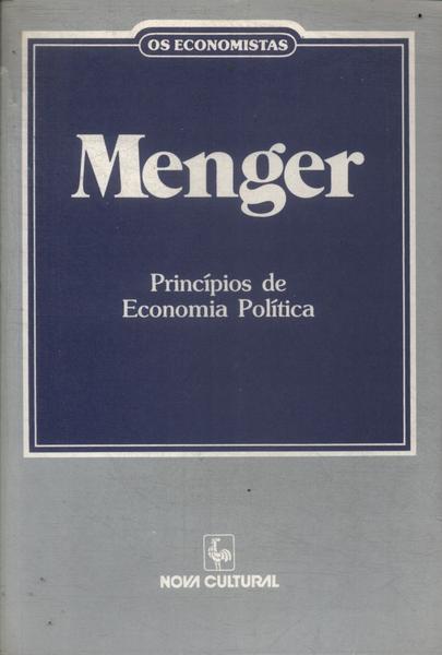 Os Economistas: Menger
