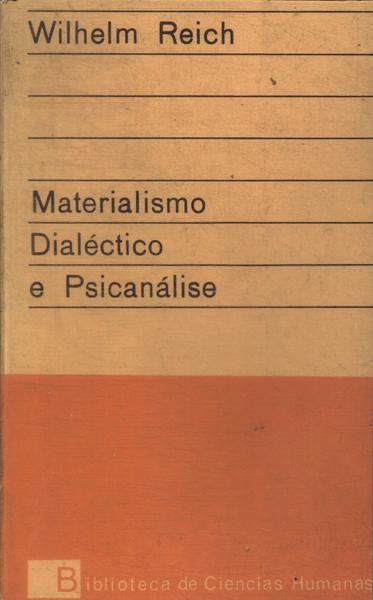 Materialismo Dialéctico E Psicanálise