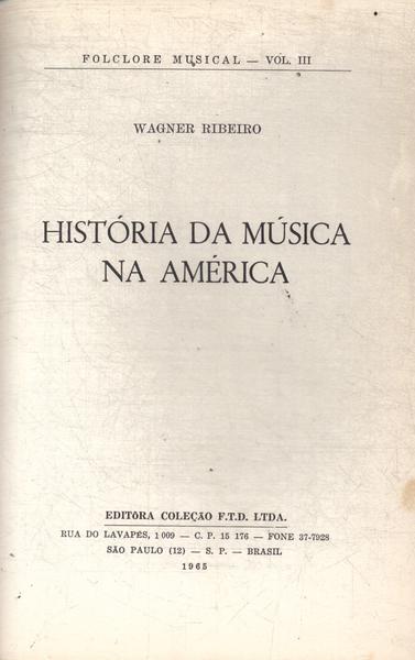 História Da Música Na América