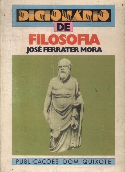 Dicionário De Filosofia (1982)