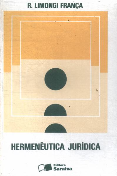 Hermenêutica Jurídica (1999)