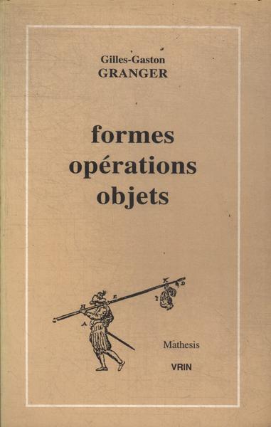 Formes Opérations Objets