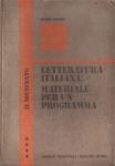 Litteratura Italiana: Materiale Per Un Programma Vol 4