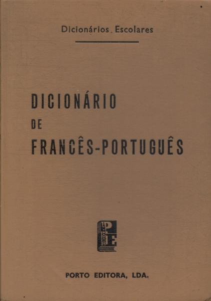 Dicionário De Francês-português (1979)