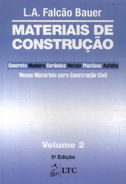 Materiais De Construção Vol 2