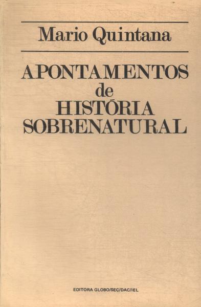 Apontamentos De História Sobrenatural