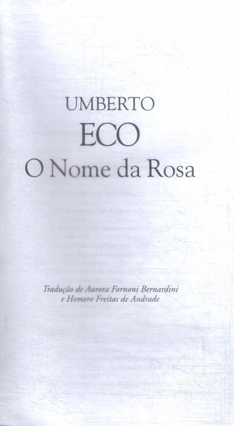 O Nome Da Rosa
