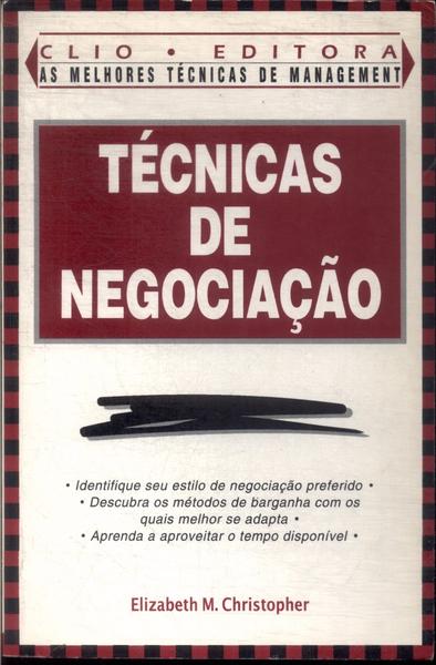 Técnicas De Negociação