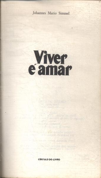 Viver É Amar