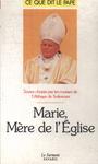 Marie, Mère De L'Église