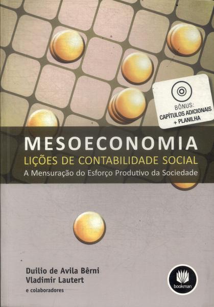 Mesoeconomia: Lições De Contabilidade Social (Inclui Cd)