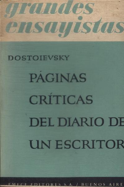 Páginas Críticas Del Diario De Un Escritor