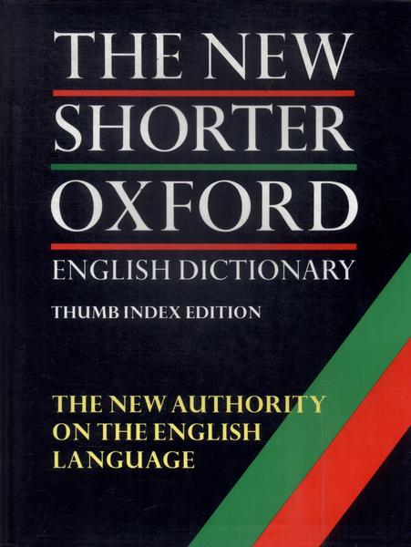 The New Shorter Oxford English Dictionary Vol 2 - 1993