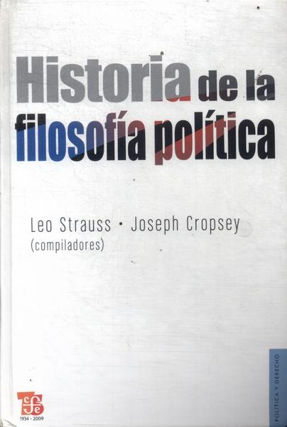 Historia De La Filosofía Política