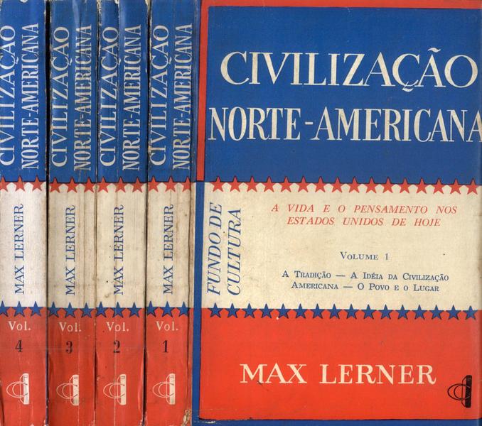Civilização Norte-americana (4 Volumes)