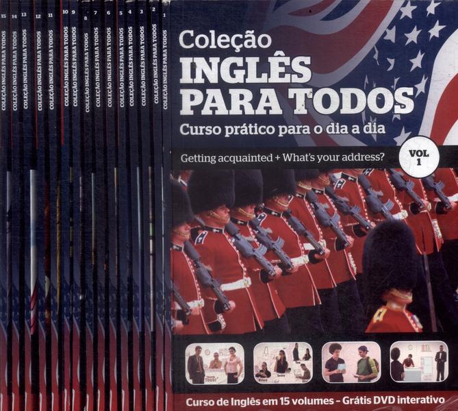 Inglês Para Todos (15 Volumes Com Dvd'S - 2010)