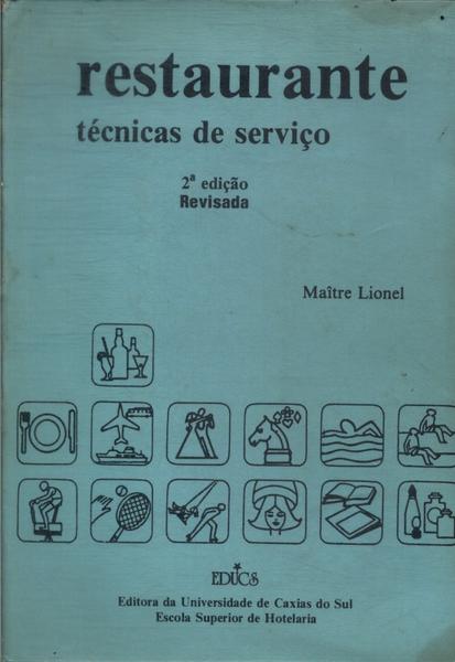 Restaurante: Técnicas De Serviço