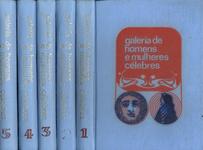 Galeria De Homens E Mulheres Célebres (5 Volumes)