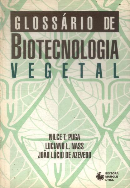 Glossário De Biotecnologia Vegetal