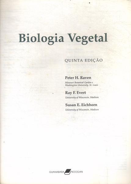 Biologia Vegetal (1996)