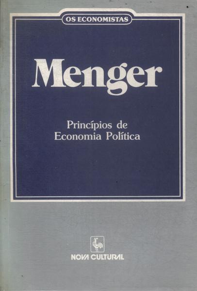 Os Economistas: Menger