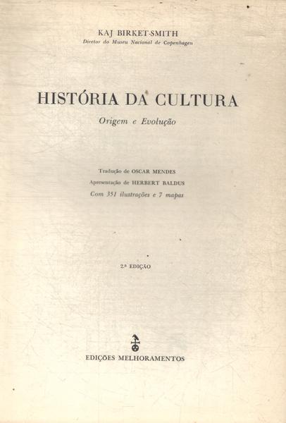 História Da Cultura