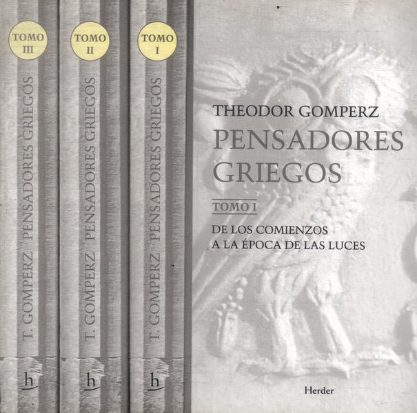 Pensadores Griegos (3 Volumes)