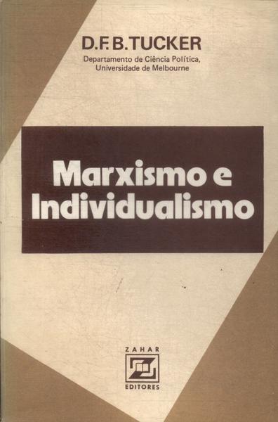 Marxismo E Individualismo