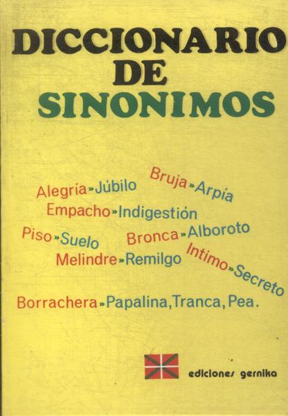 Diccionario De Sinonimos (1986)