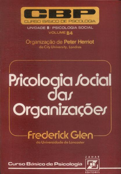 Psicologia Social Das Organizações