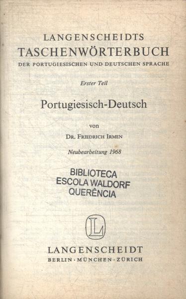 Langenscheidts Taschenwörterbuch Portugiesisch-Deutsch (1968)
